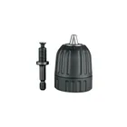 Broquero 3/8' sin llave y adaptador hexagonal 1/4', TRUPER 1