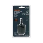 Broquero 3/8' sin llave y adaptador hexagonal 1/4', TRUPER 3