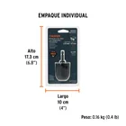 Broquero 3/8' sin llave y adaptador hexagonal 1/4', TRUPER 4