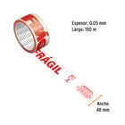 Cinta de empaque 48 mm x 150 m 'Frágil', TRUPER 2