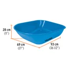 Carretilla 5.5 ft3 Imponchable, bastidor tubular, TRUPER 5