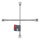 Llave de cruz 14' pulida y cromada, TRUPER 1
