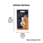 Broca para router, media caña, 5/8', TRUPER 5