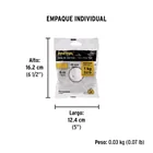 Cinta doble cara de 19 mm x 5 m, PRETUL 4