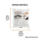 Bolsa con 100 anclas de 1 mm, para nivelación de azulejos 6
