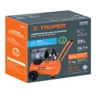 Compresor de aire, silencioso libre de aceite, 25 L, 2 HP 4