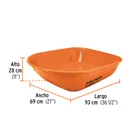 Concha metálica para carretilla CAT- 50X, TRUPER EXPERT 2