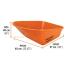 Concha metálica para carretilla CAT- 60X, TRUPER EXPERT 2