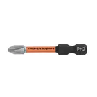 Estuche con 50 puntas de cruz PH2 de impacto largo 2' 2