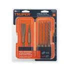 Juego de 6 brocas y  cinceles SDS Plus en estuche, TRUPER 2