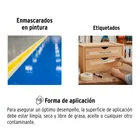 Cinta masking tape de 2' x 50 m, PRETUL 4