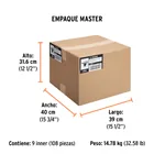 Cinta masking tape de 1' x 50 m, TRUPER 6