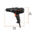 Taladro/destornillador 3/8', 400W, TRUPER INDUSTRIAL 3