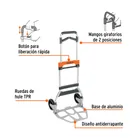 Diablo de carga, plegable de aluminio, 170 kg, TRUPER 2