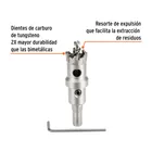 Brocasierra de carburo de tungsteno, 7/8', TRUPER 2
