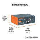 Sierra de inglete 12' telescópica compuesta de 2000W, TRUPER 9