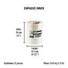 Cinta masking tape de 1/2' x 50 m, PRETUL 5