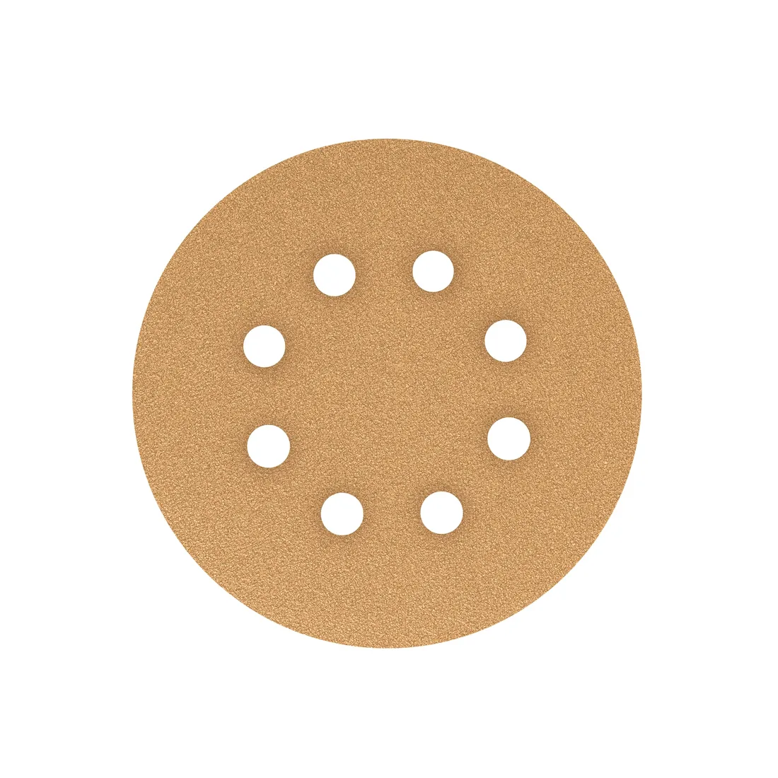 Paquete con 5 discos de lija 5' grano 100, 8 perforaciones