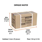Paquete con 5 discos de lija 5' grano 150, 8 perforaciones 7