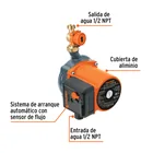 Bomba presurizadora 1/6 HP, con presión ajustable, TRUPER 2