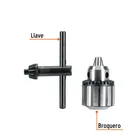 Broquero 1/4' con llave, cuerpo estriado, TRUPER EXPERT 2