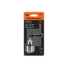 Broquero 1/4' con llave, cuerpo estriado, TRUPER EXPERT 3