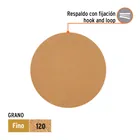 Paquete con 5 discos de lija 5' grano 120, ciegos, TRUPER 2