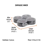 Cinta negra para ducto 30m x 48mm, espesor 0.19mm, TRUPER 4