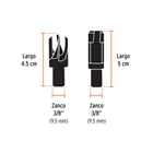 Juego de 8 brocas clavacote para madera, TRUPER 2