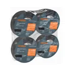 Cinta negra para ducto 50m x 48mm, espesor 0.19mm, TRUPER 5