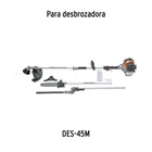 Cabezal con cortasetos de repuesto para DES-45M, TRUPER 2