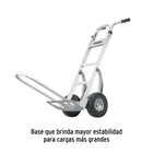 Diablo de carga de aluminio con base abatible 250 kg, TRUPER 5