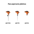 Estaca metálica universal 8' dos vías, para aspersor, TRUPER 5