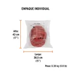 Casco de seguridad, ajuste de matraca, rojo, TRUPER 4