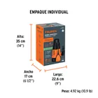 Bomba sumergible plástica, 1/2 HP para agua sucia, TRUPER 7