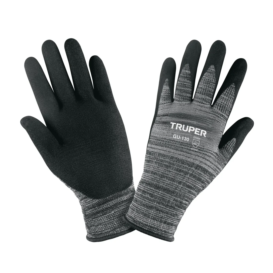 Guantes de nylon recubiertos de nitrilo arenoso, XCH, TRUPER