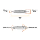 Broca para centrar con doble punta #7, TRUPER 2