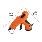Pistola eléctrica de 80W para silicón de 1/2', 127V, TRUPER 3
