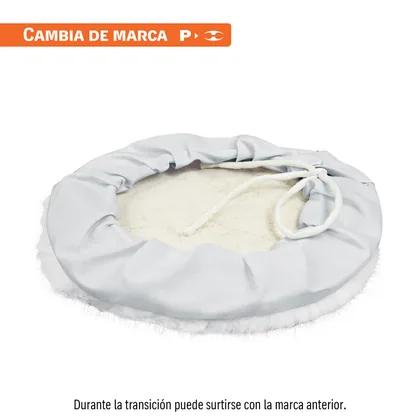 Borla 100% lana de 10', fijación de jareta, TRUPER