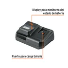 Cargador rápido de baterías de ion litio 20V, TRUPER MAX 3