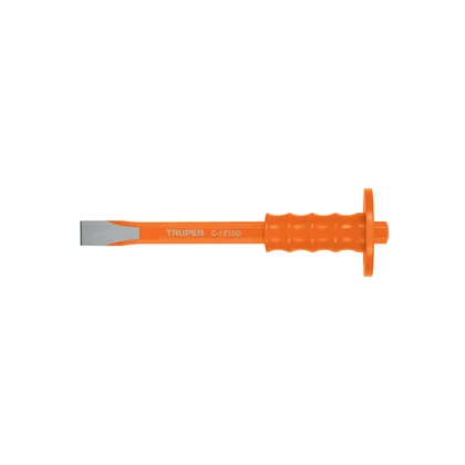 Cincel de corte frío 1 X 12' con grip, TRUPER