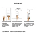 Juego de 4 dados extractores de tuercas barridas, TRUPER 3