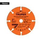 Disco 3' multimaterial de carburo de tungsteno, TRUPER 1