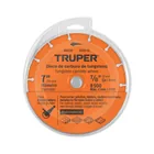 Disco 7' multimaterial de carburo de tungsteno, TRUPER 2