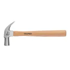 Martillo cabeza cónica 29 mm uña curva, mango madera, TRUPER 1