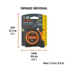Flexómetro Auto-Lock contra impactos 5.5 m cinta 25 mm 6