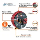 Combo manguera MAN-20X1/2X y pistola de riego PR-208, TRUPER 2