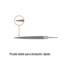 Lima para cerrajero fina 6', TRUPER 2