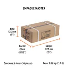 Cincel de corte frío de 1/2 X 12', TRUPER 7