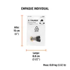 Bolsa con 2 carbones de repuesto para ROU-NX3, TRUPER 3